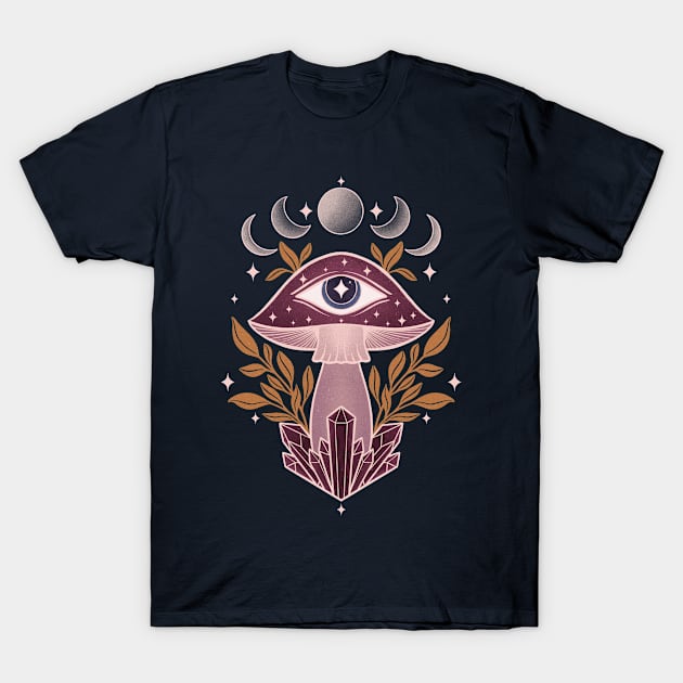 Magic Mushroom T-Shirt by shewantedstorm